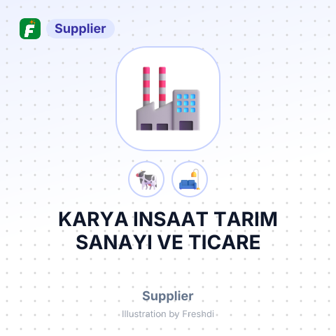 KARYA INSAAT TARIM SANAYI VE TICARE – summary card, no photo uploaded yet