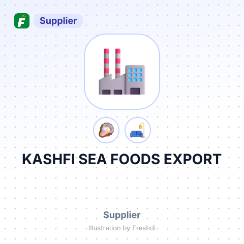 KASHFI SEA FOODS EXPORT – summary card, no photo uploaded yet