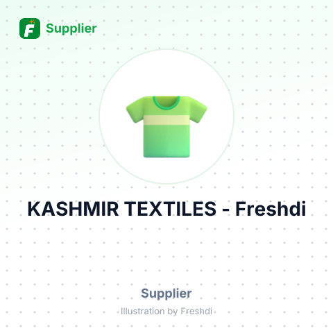 KASHMIR TEXTILES – summary card, no photo uploaded yet