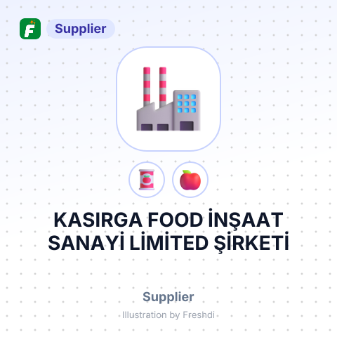 KASIRGA FOOD İNŞAAT SANAYİ LİMİTED ŞİRKETİ – summary card, no photo uploaded yet