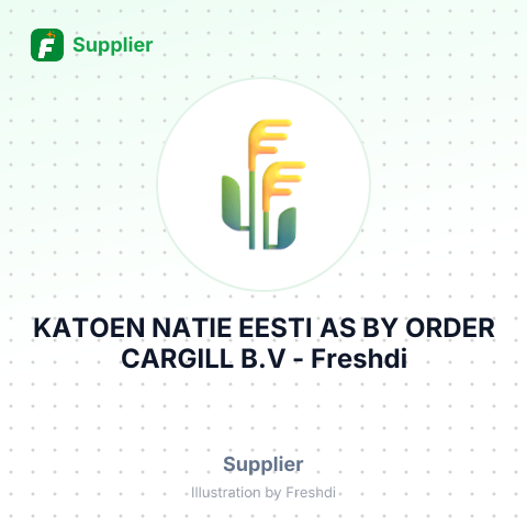 KATOEN NATIE EESTI AS BY ORDER CARGILL B.V – summary card, no photo uploaded yet