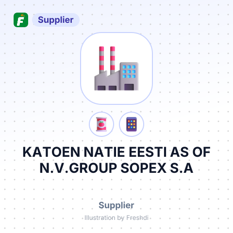 KATOEN NATIE EESTI AS OF N.V.GROUP SOPEX S.A – summary card, no photo uploaded yet