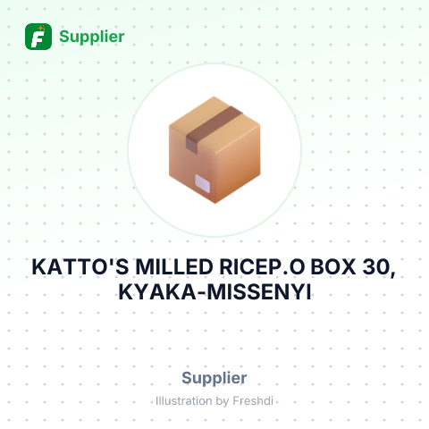 KATTO'S MILLED RICEP.O BOX 30, KYAKA-MISSENYI – summary card, no photo uploaded yet