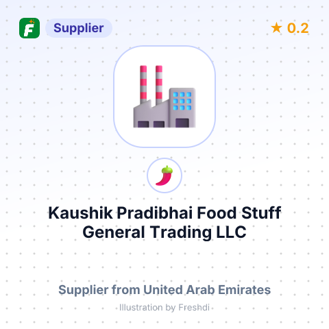 Kaushik Pradibhai Food Stuff General Trading LLC – summary card, no photo uploaded yet