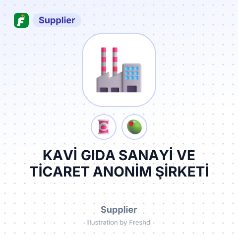 KAVİ GIDA SANAYİ VE TİCARET ANONİM ŞİRKETİ – summary card, no photo uploaded yet