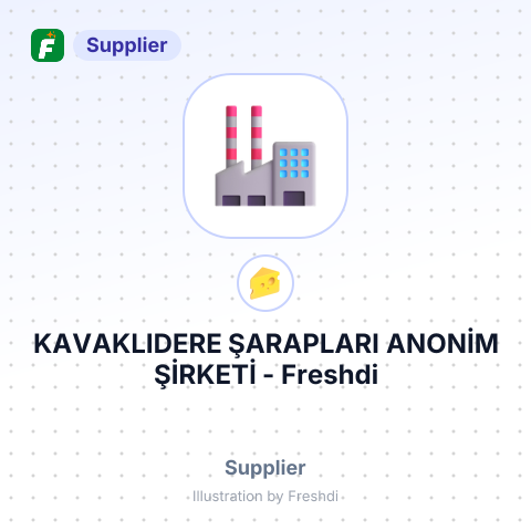 KAVAKLIDERE ŞARAPLARI ANONİM ŞİRKETİ – summary card, no photo uploaded yet