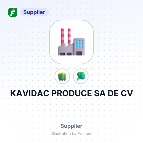 KAVIDAC PRODUCE SA DE CV – summary card, no photo uploaded yet