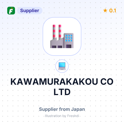 KAWAMURAKAKOU CO LTD – summary card, no photo uploaded yet