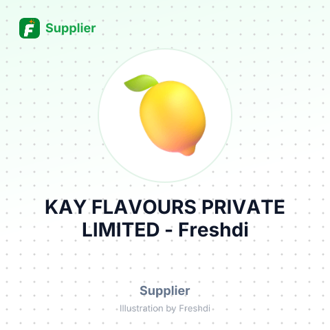 KAY FLAVOURS PRIVATE LIMITED – summary card, no photo uploaded yet