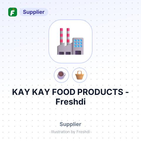 KAY KAY FOOD PRODUCTS – summary card, no photo uploaded yet
