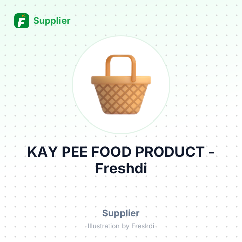 KAY PEE FOOD PRODUCT – summary card, no photo uploaded yet