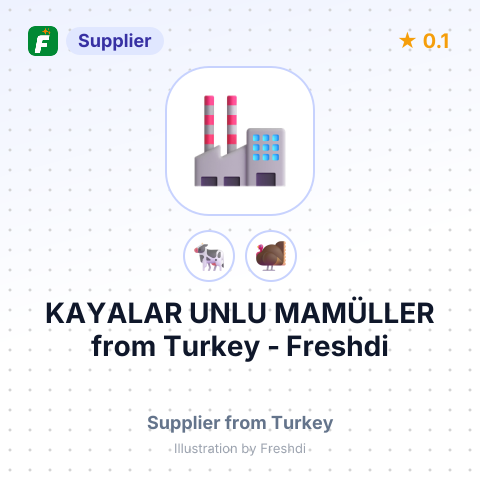 KAYALAR UNLU MAMÜLLER – summary card, no photo uploaded yet