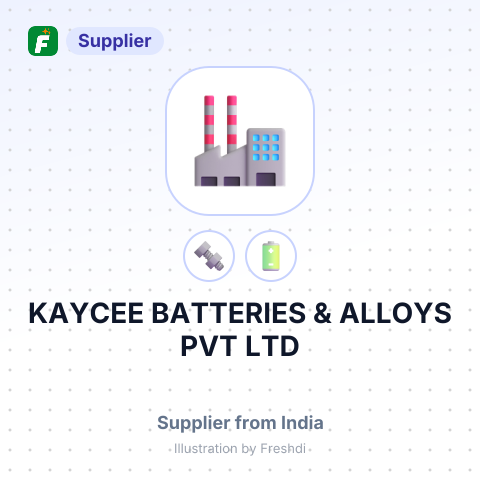 KAYCEE BATTERIES & ALLOYS PVT LTD – summary card, no photo uploaded yet