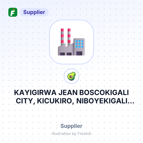 KAYIGIRWA JEAN BOSCOKIGALI CITY, KICUKIRO, NIBOYEKIGALI CITY, KICUKIRO, NIBOYE1197880017209122 – summary card, no photo uploaded yet