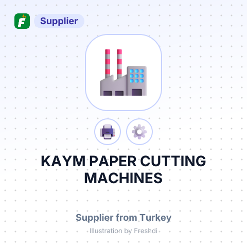 KAYM PAPER CUTTING MACHINES – summary card, no photo uploaded yet