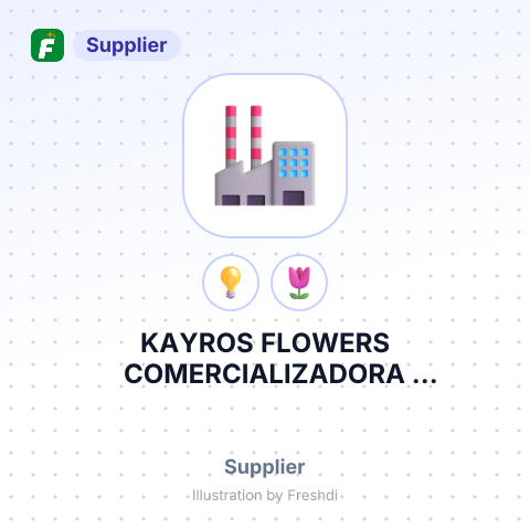 KAYROS FLOWERS COMERCIALIZADORA INTERNACIONAL S A S – summary card, no photo uploaded yet