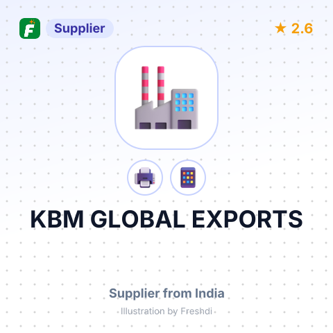 KBM GLOBAL EXPORTS – summary card, no photo uploaded yet