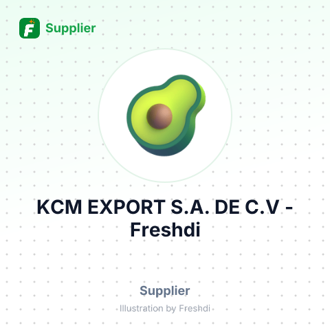 KCM EXPORT S.A. DE C.V – summary card, no photo uploaded yet