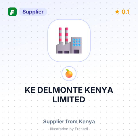 KE DELMONTE KENYA LIMITED – summary card, no photo uploaded yet