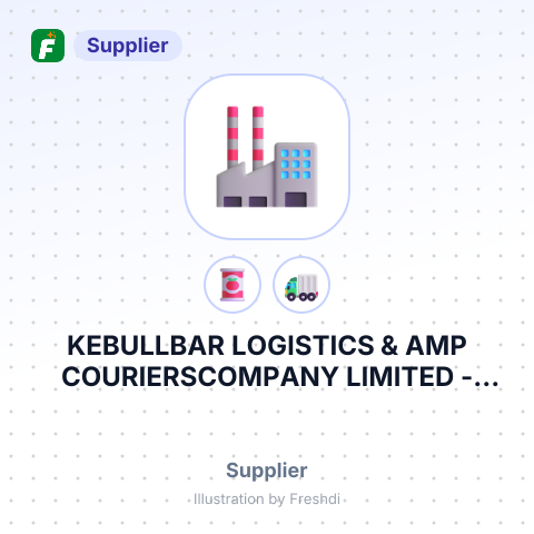 KEBULLBAR LOGISTICS & AMP COURIERSCOMPANY LIMITED – summary card, no photo uploaded yet