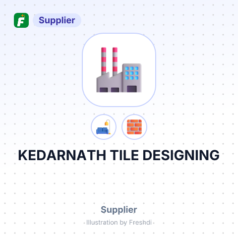 KEDARNATH TILE DESIGNING – summary card, no photo uploaded yet