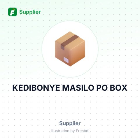 KEDIBONYE MASILO PO BOX – summary card, no photo uploaded yet