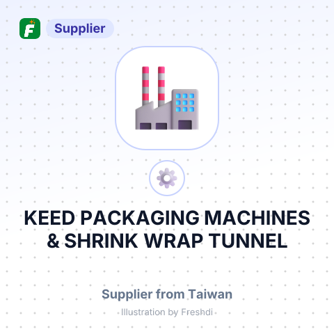 KEED PACKAGING MACHINES & SHRINK WRAP TUNNEL – summary card, no photo uploaded yet
