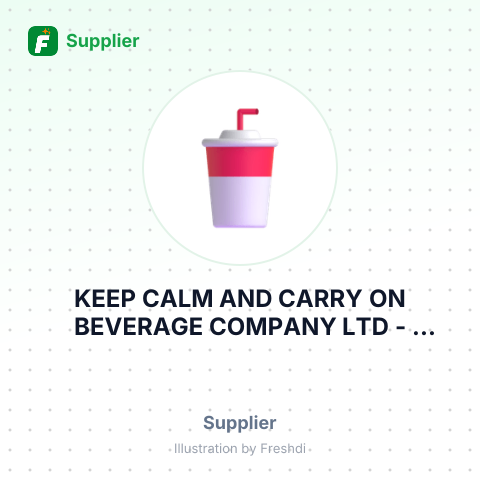 KEEP CALM AND CARRY ON BEVERAGE COMPANY LTD – summary card, no photo uploaded yet