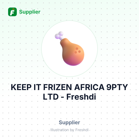 KEEP IT FRIZEN AFRICA 9PTY LTD – summary card, no photo uploaded yet