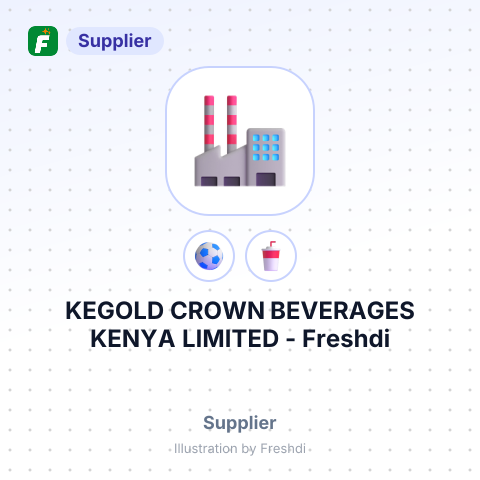 KEGOLD CROWN BEVERAGES KENYA LIMITED – summary card, no photo uploaded yet