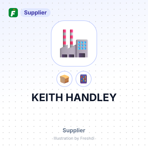 KEITH HANDLEY – summary card, no photo uploaded yet