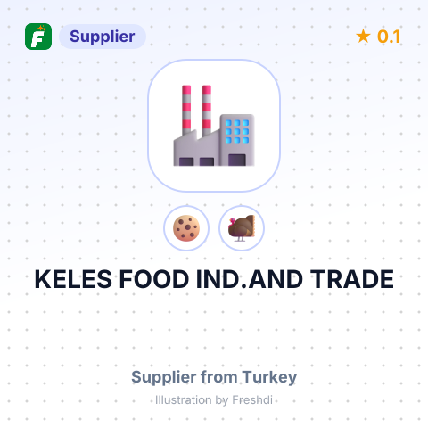 KELES FOOD IND.AND TRADE – summary card, no photo uploaded yet