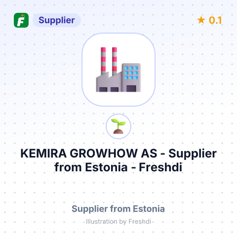 KEMIRA GROWHOW AS – summary card, no photo uploaded yet