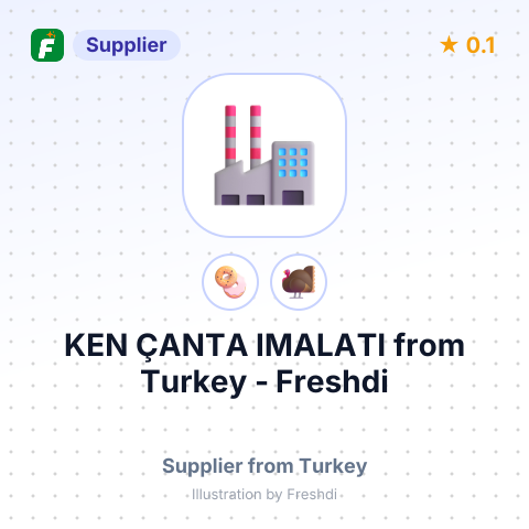 KEN ÇANTA IMALATI – summary card, no photo uploaded yet