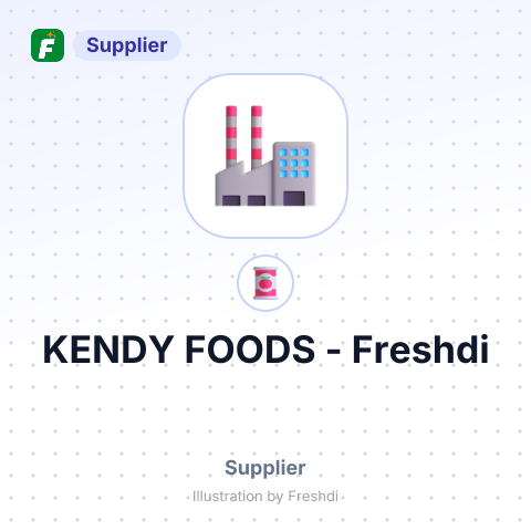 KENDY FOODS – summary card, no photo uploaded yet
