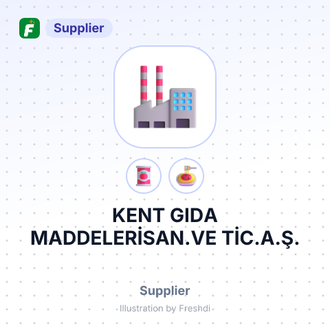 KENT GIDA MADDELERİSAN.VE TİC.A.Ş. – summary card, no photo uploaded yet
