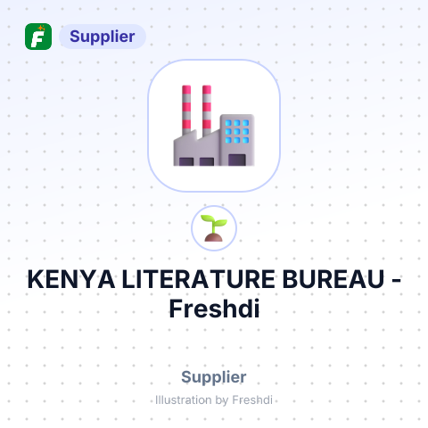 KENYA LITERATURE BUREAU – summary card, no photo uploaded yet