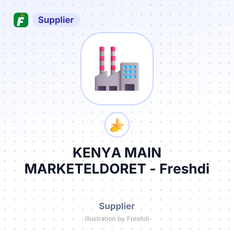 KENYA MAIN MARKETELDORET – summary card, no photo uploaded yet