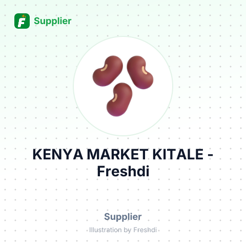 KENYA MARKET KITALE – summary card, no photo uploaded yet