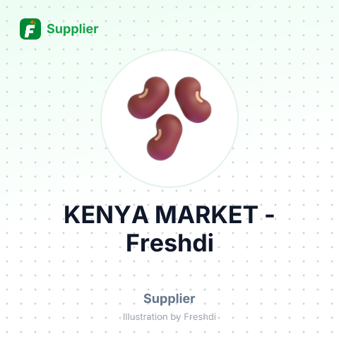 KENYA MARKET – summary card, no photo uploaded yet
