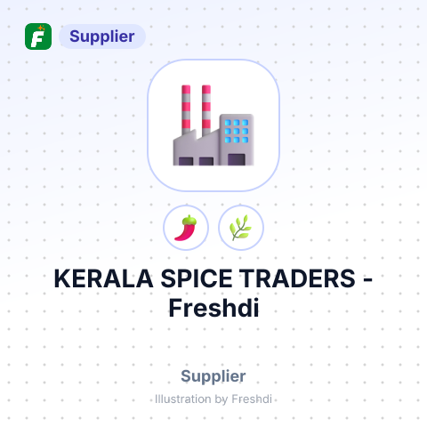 KERALA SPICE TRADERS – summary card, no photo uploaded yet