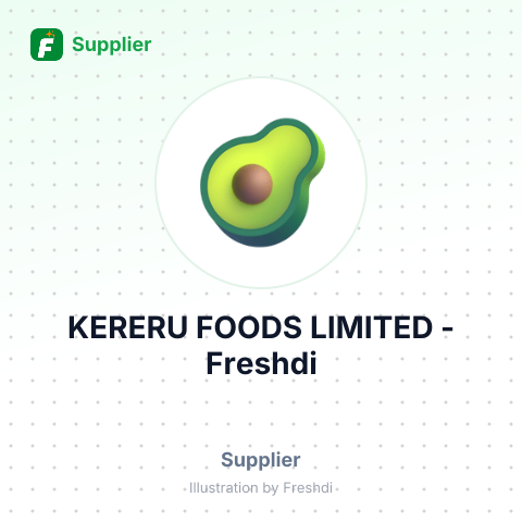 KERERU FOODS LIMITED – summary card, no photo uploaded yet