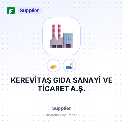 KEREVİTAŞ GIDA SANAYİ VE TİCARET A.Ş. – summary card, no photo uploaded yet