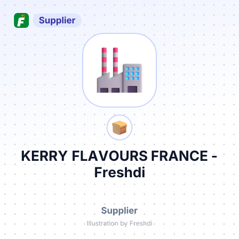 KERRY FLAVOURS FRANCE – summary card, no photo uploaded yet
