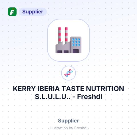 KERRY IBERIA TASTE NUTRITION S.L.U.L.U.. – summary card, no photo uploaded yet