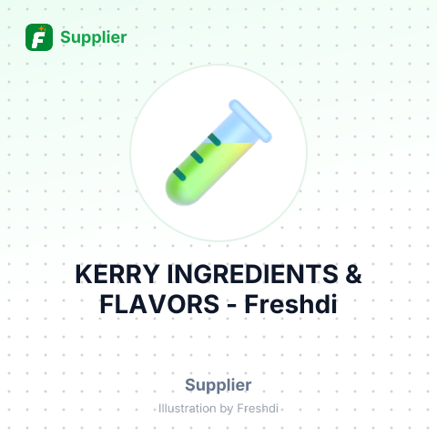 KERRY INGREDIENTS & FLAVORS – summary card, no photo uploaded yet