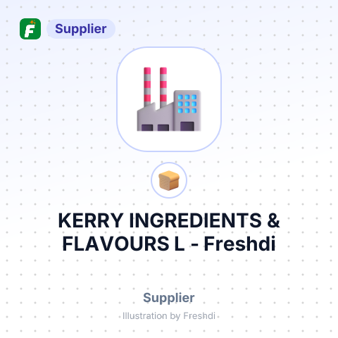 KERRY INGREDIENTS & FLAVOURS L – summary card, no photo uploaded yet