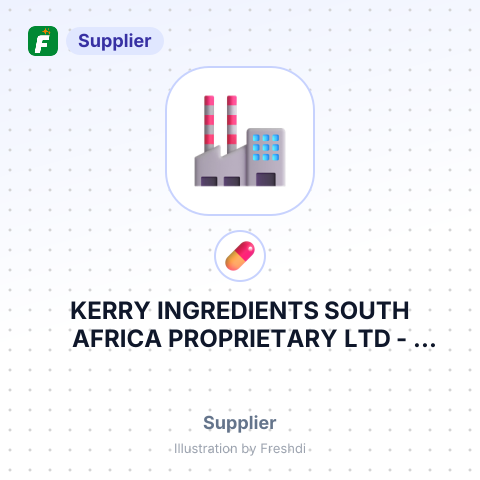 KERRY INGREDIENTS SOUTH AFRICA PROPRIETARY LTD – summary card, no photo uploaded yet