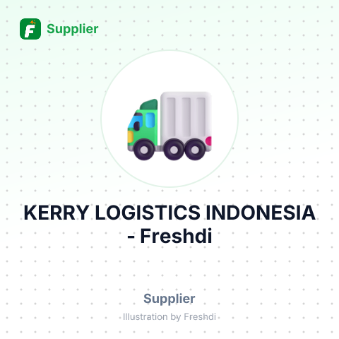 KERRY LOGISTICS INDONESIA – summary card, no photo uploaded yet