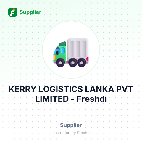 KERRY LOGISTICS LANKA PVT LIMITED – summary card, no photo uploaded yet
